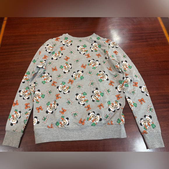 Gray Disney Mickey Mouse Women’s Sweater Holiday / Christmas - Picture 3 of 3